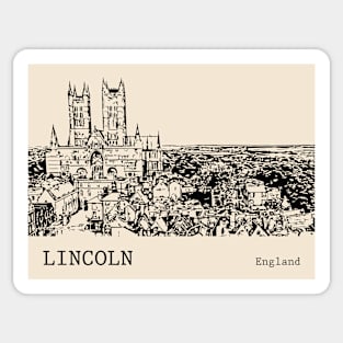 Lincoln England Sticker